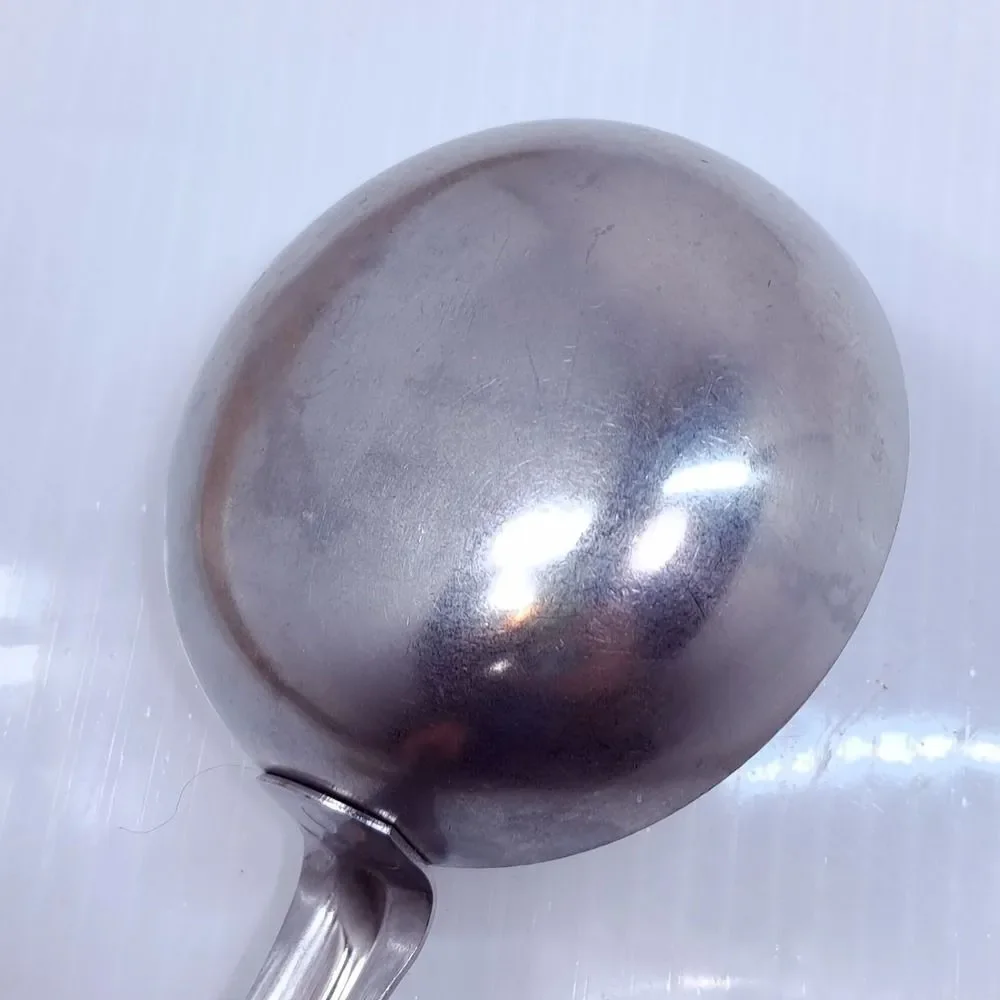 Grip N Serv Spoodle Solid stainless steel spoon ladle Black Handle Serve USA